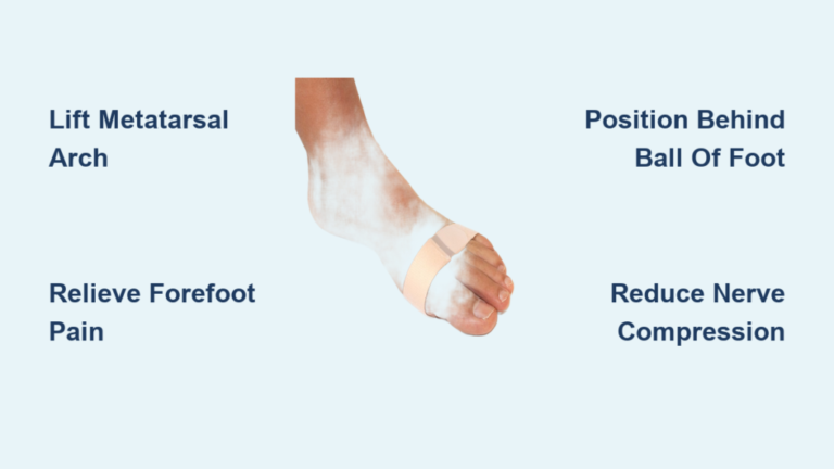 Metatarsal Wrap for Compression: How It Works